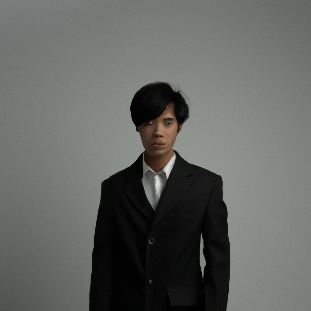 운영 매니저 AI 생성 이미지, 미니멀 스튜디오, 소프트 라이트, 회색 배경, 고해상도